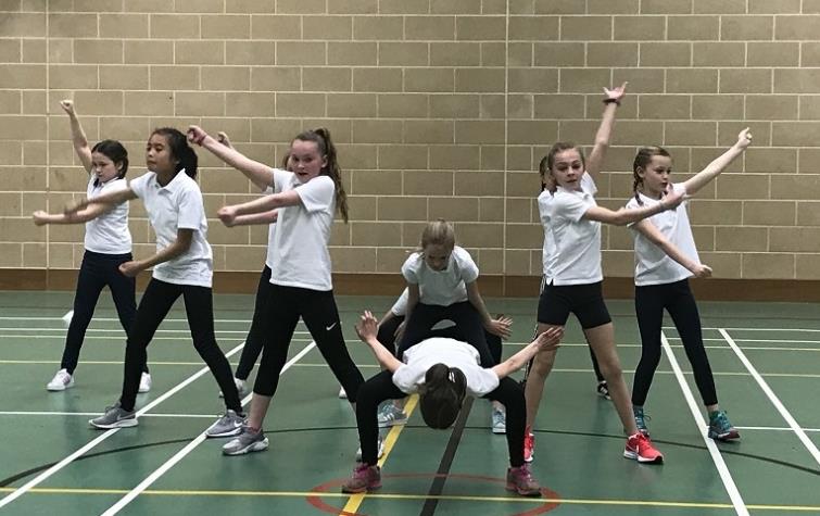 Dancers at the Pembrokeshire Primary Schools Dance Festival held in Bloomfield recently 